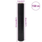 vidaXL Stretch Film 2 ks Čierna 17 μm 50 cm x 150 m – Obrázok 7
