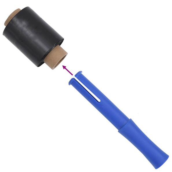 VidaXL stretch fólie 50 ks Čierna 23 µm 10 cm x 150 m – Obrázok 6