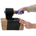 vidaXL Stretch fólie 10 ks Čierna 23 µm 10 cm x 300 m