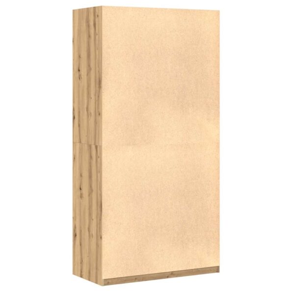 vidaXL šatník Artisan Dub 100x50x200 cm Drevo – Obrázok 6