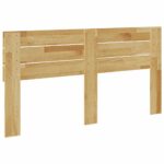 vidaXL Čelo postele 150 cm masívne drevo dub – Obrázok 6