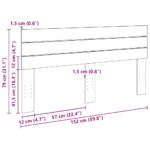vidaXL Čelo postele 150 cm masívne drevo dub – Obrázok 9