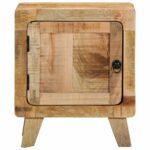 vidaXL Nočná skrinka 40x32x46 cm Masívne drevo hrubé mango – Obrázok 2