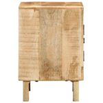 vidaXL Nočná skrinka 40x32x46 cm Masívne drevo hrubé mango – Obrázok 3