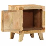 vidaXL Nočná skrinka 40x32x46 cm Masívne drevo hrubé mango – Obrázok 5