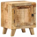 vidaXL Nočná skrinka 40x32x46 cm Masívne drevo hrubé mango – Obrázok 10