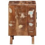 vidaXL Nočná skrinka 40x32x46 cm Rekultivované masívne drevo – Obrázok 3