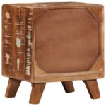 vidaXL Nočná skrinka 40x32x46 cm Rekultivované masívne drevo – Obrázok 4