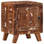 vidaXL Nočná skrinka 40x32x46 cm Rekultivované masívne drevo – Obrázok 10