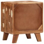 vidaXL Nočná skrinka 40x32x46 cm Rekultivované masívne drevo – Obrázok 4