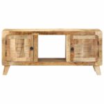 vidaXL TV skrinka 105x46x32 cm Masívne drevo hrubé mango – Obrázok 2