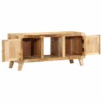 vidaXL TV skrinka 105x46x32 cm Masívne drevo hrubé mango – Obrázok 5