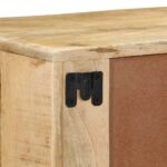 vidaXL TV skrinka na stenu 100x32x25 cm masívne drevo hrubé mango – Obrázok 7