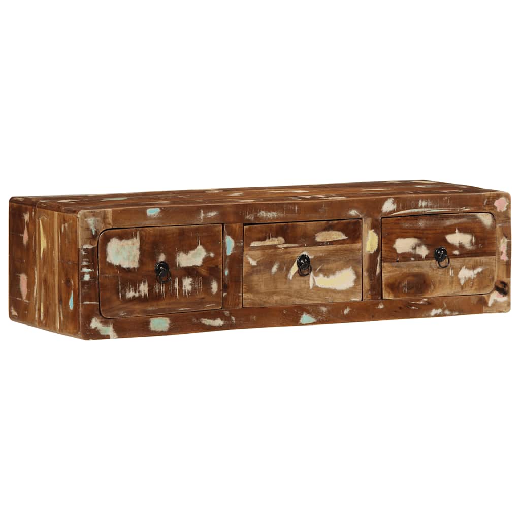 VXL8721158630513_a_en_hd_1.jpg vidaXL TV skrinka na stenu 100x32x25 cm Rekultivované masívne drevo – Obrázok 1