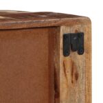 vidaXL TV skrinka na stenu 100x32x25 cm Rekultivované masívne drevo – Obrázok 7