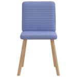 vidaXL Jedálenské stoličky 2 ks džínsová modrá látkové – Obrázok 4