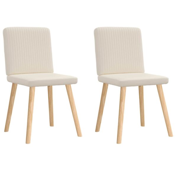 vidaXL Jedálenské stoličky 2 ks ľan – Obrázok 2