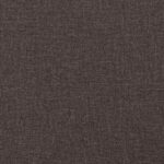 vidaXL Jedálenské stoličky 2 ks tmavohnedé látkové – Obrázok 8