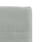 vidaXL Jedálenská stolička bledosivá zamatová – Obrázok 7