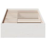 vidaXL Denná posteľ s matracom biela 90x190 cm masívna borovica – Obrázok 5
