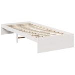 vidaXL Denná posteľ s matracom biela 90x190 cm masívna borovica – Obrázok 7