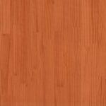 VidaXL Knižnica čelo v tvare L voskové hnedé 75 cm masívna borovica – Obrázok 8