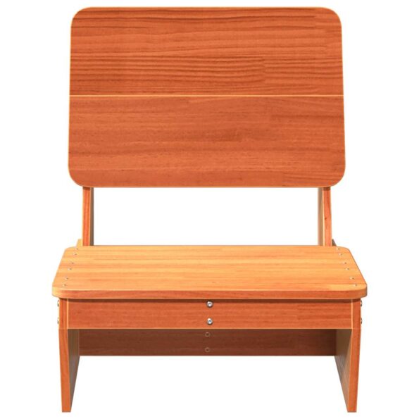 VidaXL Záhradná stolička Wax Hnedá 60x64x70,5 cm Masív Borovica – Obrázok 3