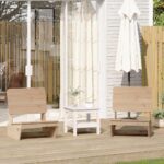 VidaXL záhradné stoličky 2 ks 60x64x70,5 cm masívne drevo borovica