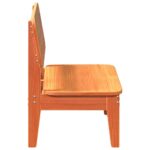 vidaXL záhradné stoličky 2 ks Vosk hnedá 60x52,5x72 cm masív borovica – Obrázok 5