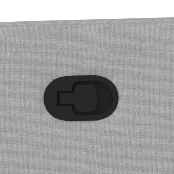 vidaXL Zdvíhacie a sklápacie masážne kreslo oblakšedá látka – Obrázok 12