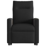 vidaXL Zdvíhacie sklápacie kreslo čierne látka – Obrázok 5