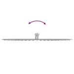 vidaXL sprchová hlavica do dažďa Nehrdzavejúca oceľ 304 50 cm Okrúhla – Obrázok 8