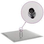 vidaXL Štvorcová sprchová hlavica z nerezovej ocele 304, 25x25 cm – Obrázok 10