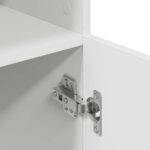 vidaXL kuchynská skrinka Biela 57x41,5x131,5 cm Drevo – Obrázok 8