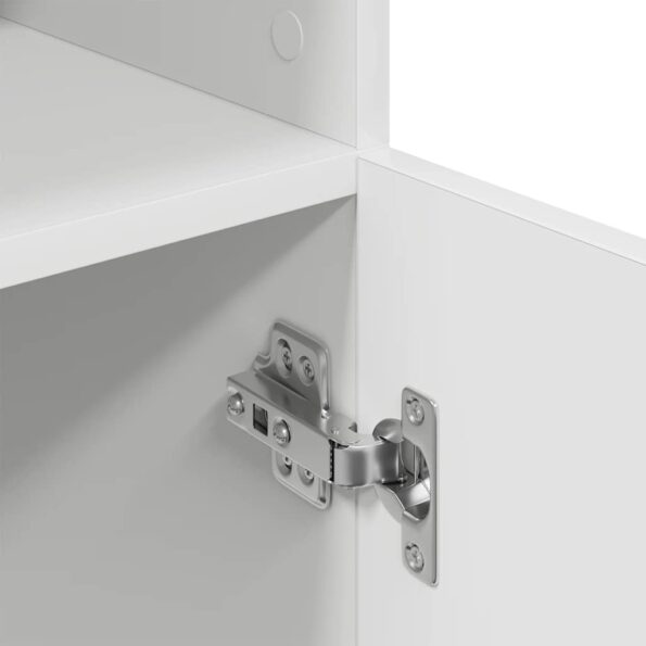 vidaXL kuchynská skrinka Biela 57x41,5x131,5 cm Drevo – Obrázok 8