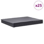 vidaXL podložky absorbujúce olej 25 ks Sivé 40x50 cm