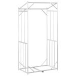 vidaXL Regál na krbové drevo s pláštenkou 100x60x200 cm – Obrázok 6