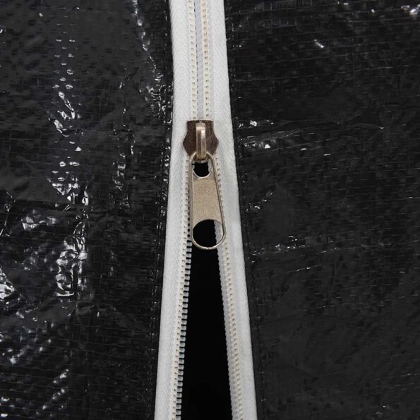 vidaXL Regál na krbové drevo s pláštenkou 100x60x200 cm – Obrázok 11