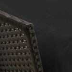 vidaXL 4-dielna záhradná jedálenská sada s vankúšmi čierna polyratan – Obrázok 10