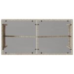 vidaXL 3-dielna záhradná jedálenská sada vankúše bledosivá polyratan – Obrázok 10