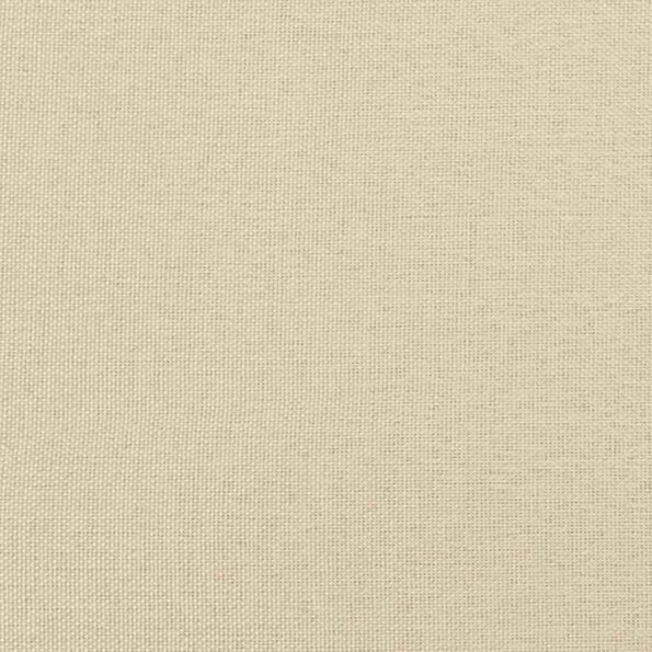 vidaXL Sklápacie kreslo krémové látkové – Obrázok 12