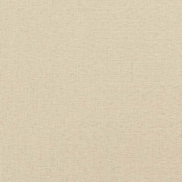 vidaXL Sklápacie kreslo krémové látkové – Obrázok 10