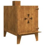 VidaXL kempingový varič 35x50x60 cm Corten Steel – Obrázok 2