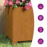 VidaXL kempingový varič 35x50x60 cm Corten Steel – Obrázok 12