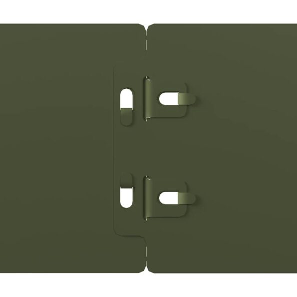 vidaXL Obruby trávnika 10 ks Olivová zelená Oceľ valcovaná za studena – Obrázok 7