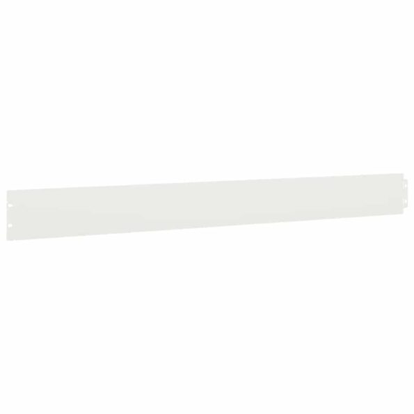 vidaXL Obruby trávnika 50 ks Biela 10x103 cm Oceľ valcovaná za studena – Obrázok 6