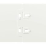 vidaXL Obruby trávnika 50 ks Biela 10x103 cm Oceľ valcovaná za studena – Obrázok 7