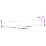 vidaXL Obruby trávnika 50 ks Biela 10x103 cm Oceľ valcovaná za studena – Obrázok 9