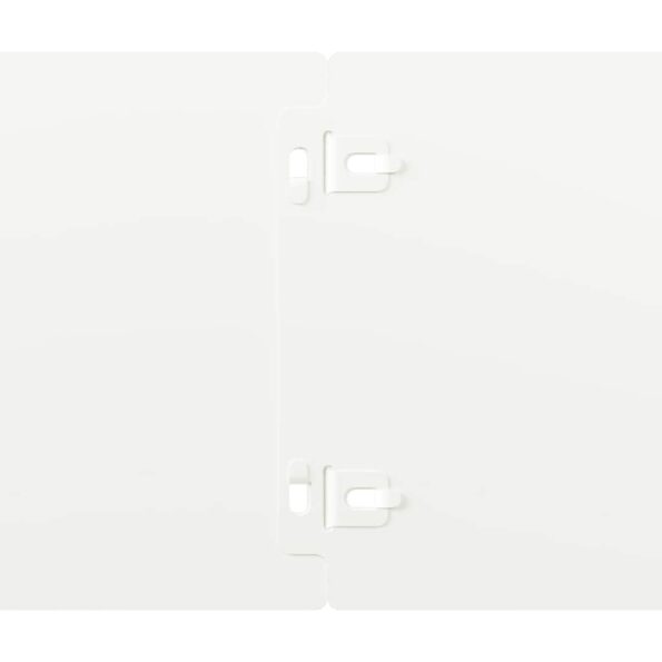 vidaXL Obruby trávnika 50 ks Biela 15x103 cm Oceľ valcovaná za studena – Obrázok 7