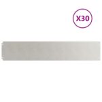 vidaXL obruby trávnika 30 ks olivovo zelená oceľ valcovaná za studena – Obrázok 2